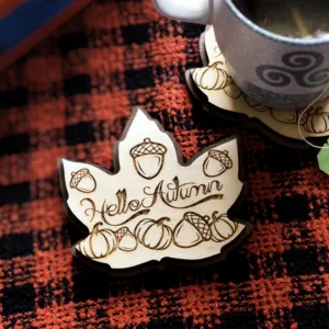 dessous de tasses d'automne