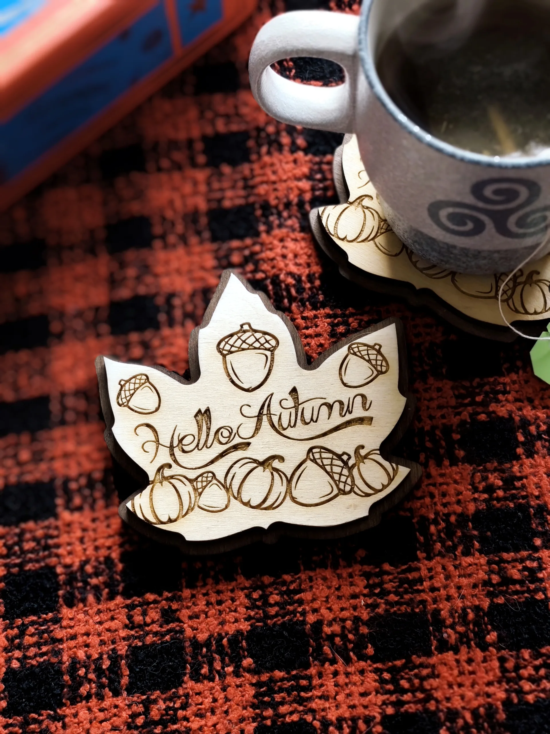 dessous de tasses d'automne